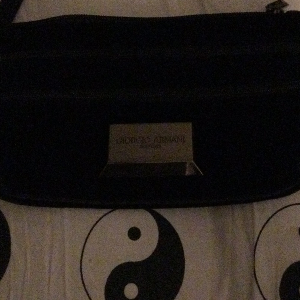 Giorgio Armani Black Shoulder Bag